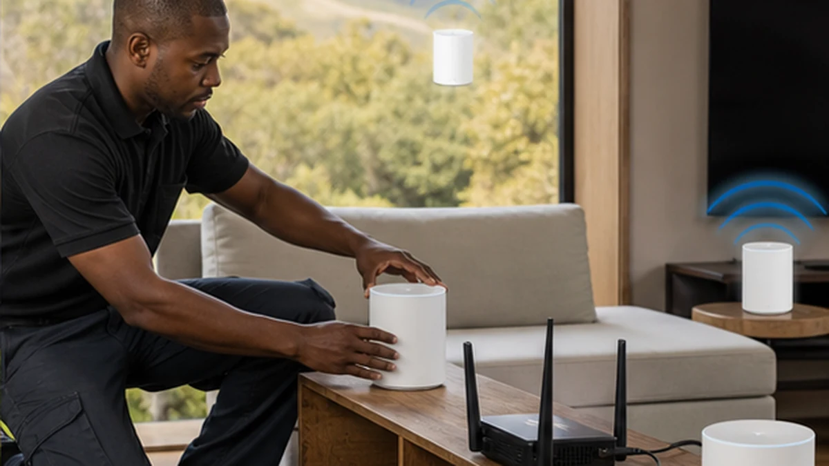 Mesh WiFi coverage across a large Noordhoek property